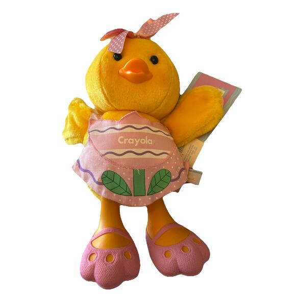 Vintage 90s Hallmark Crayola Daffadilly Duck Stuffed Animal Plush Mint 1990 NWT - Picture 12 of 13